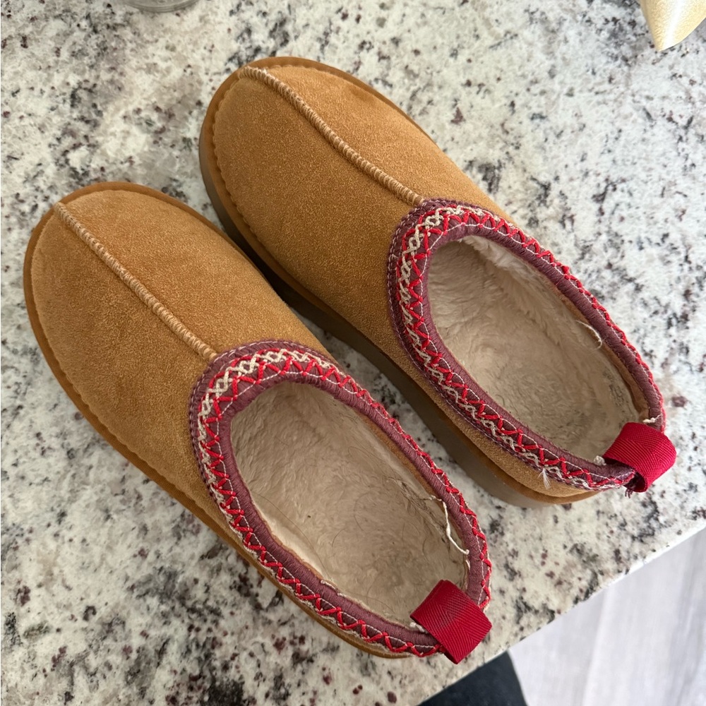 Cozy Tan Slip-On Women's Shoes
